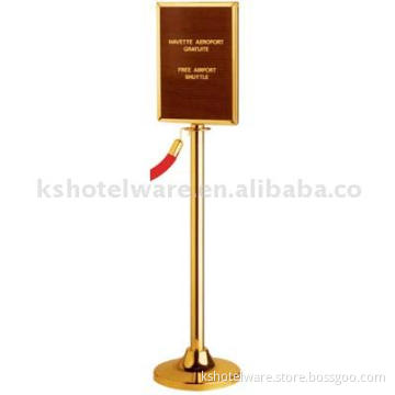 BARRIE POLE WITH SIGN BOARD